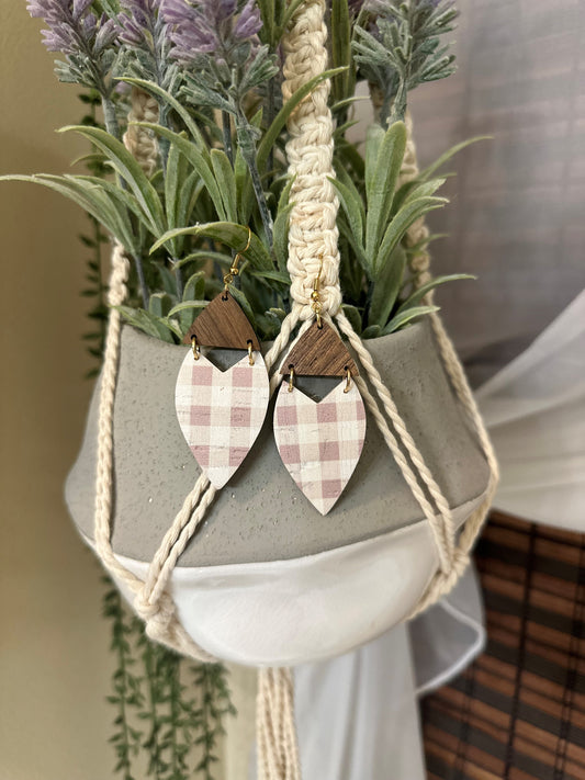 Gingham Charm Drops