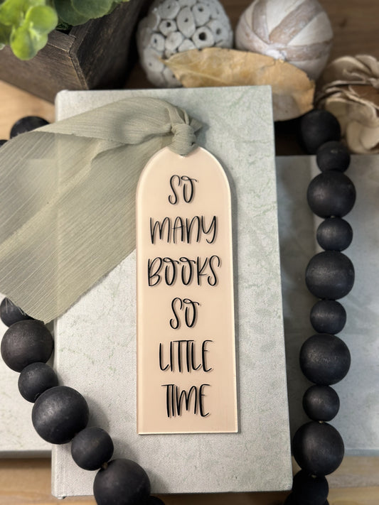 So Many Books Bookmark